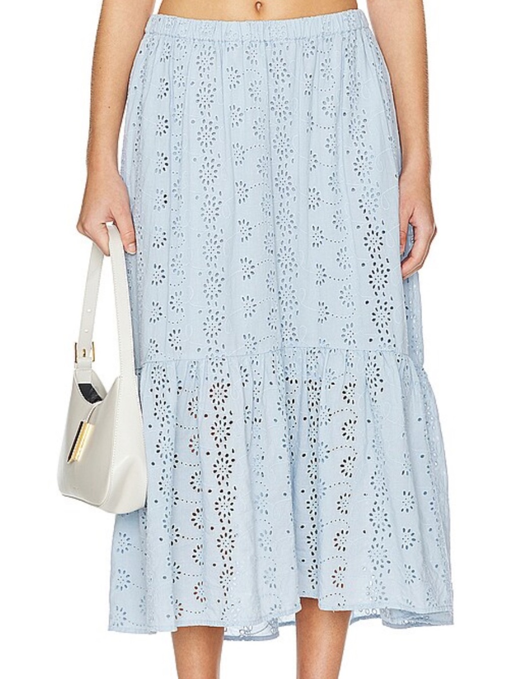 304. NWT ULTRA PINK EYELET MDI SKIRT